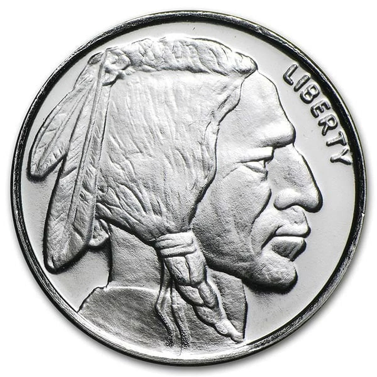 1/4 Oz Buffalo SILVER Round, .999 Pure Masters Coins - WORLD TIME VISITS