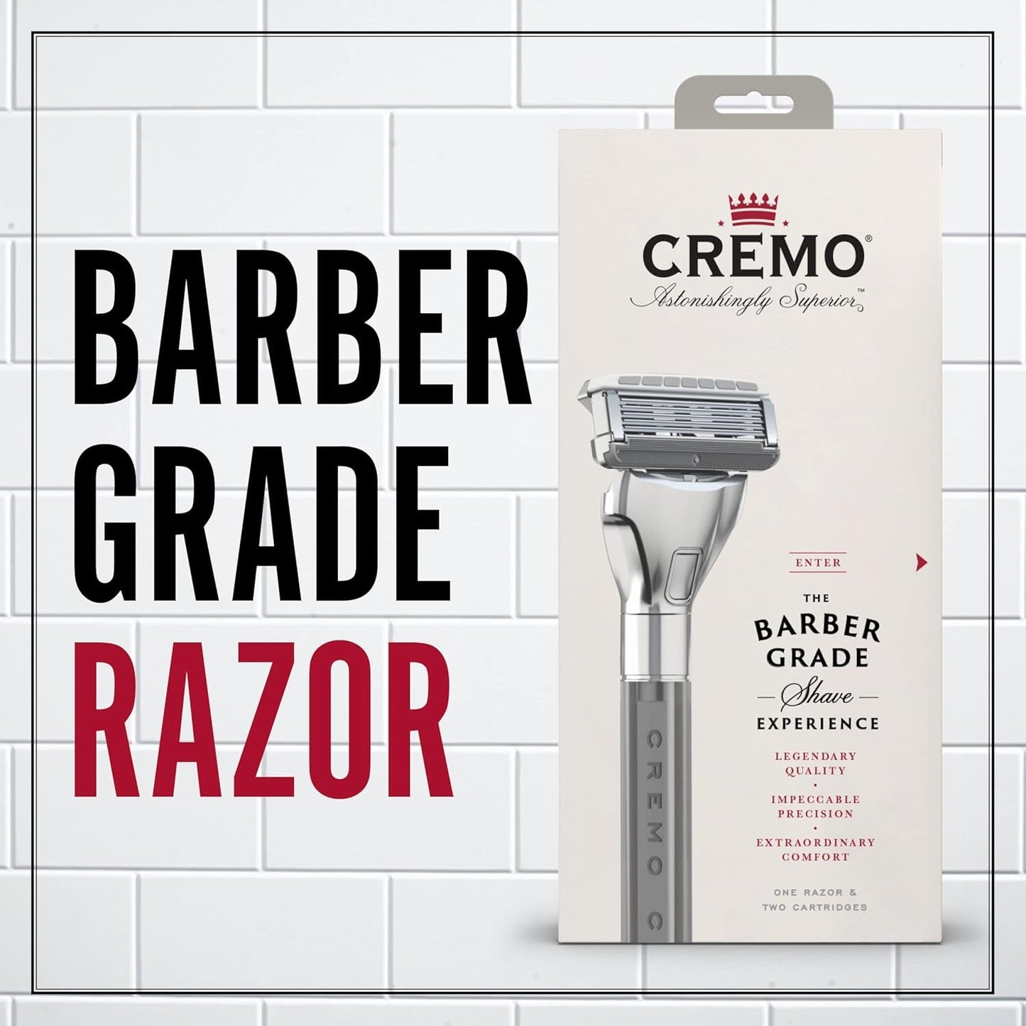 Astonishingly Superior Barber Grade Refillable System Razor - WORLD TIME VISITS