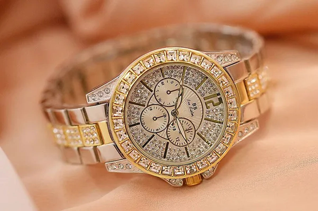 Fashion Women Watches Luxury Brand Watch Bracelet Quartz Diamond Rose Gold Ladies Wrist Watches For Women Wristwatch montre femme