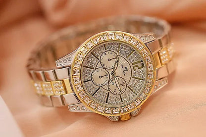 Fashion Women Watches Luxury Brand Watch Bracelet Quartz Diamond Rose Gold Ladies Wrist Watches For Women Wristwatch montre femme