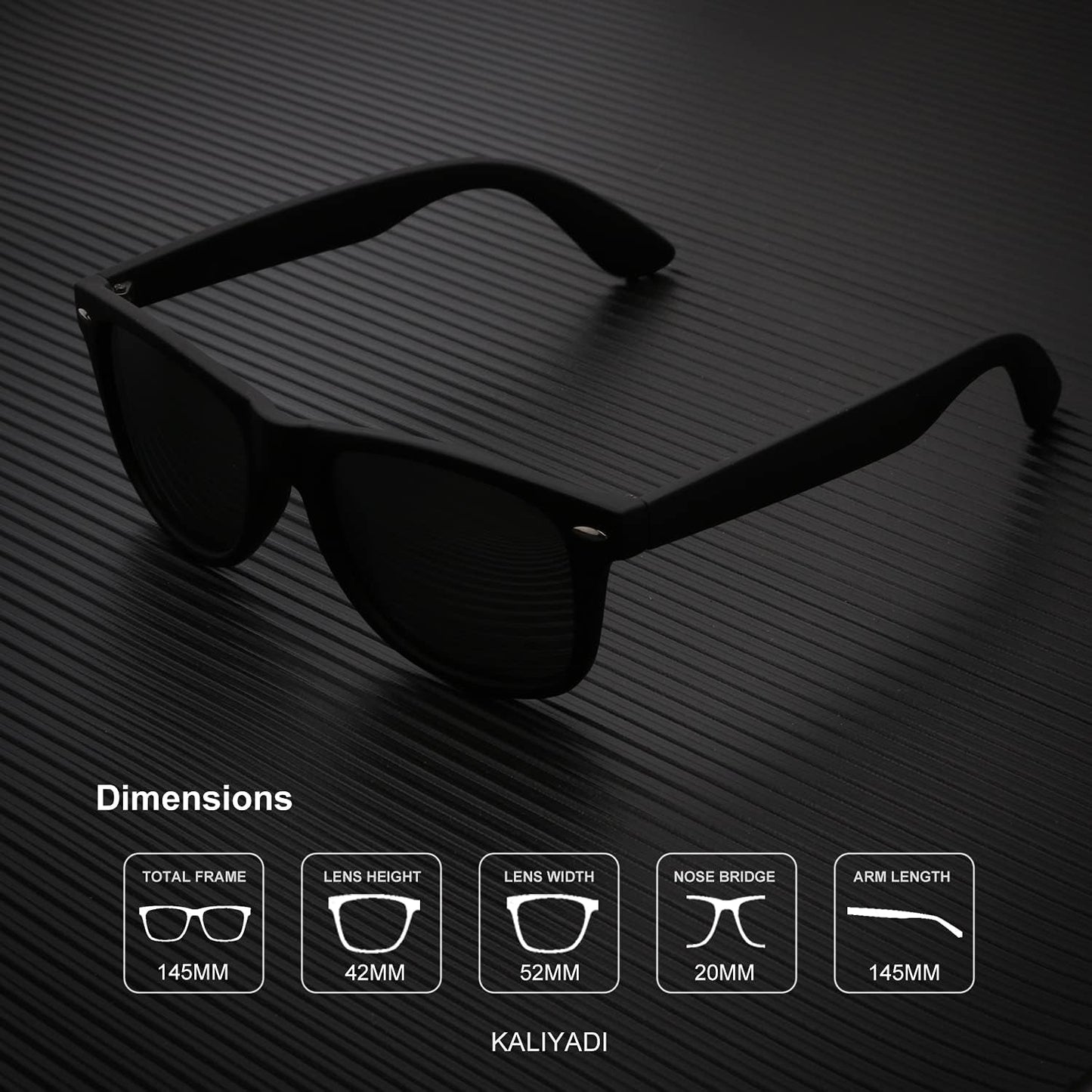 Polarized Sunglasses for Men and Women Matte Finish Sun Glasses Color Mirror Lens UV Blocking (3 Pack)