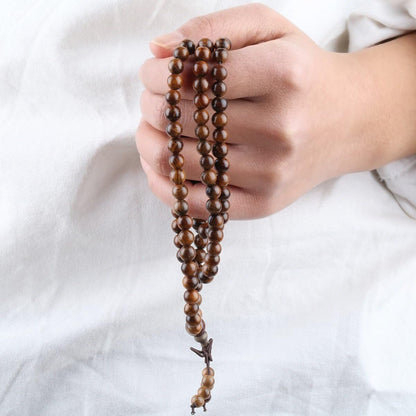 6Mm 108 Tibetan Buddhist Mala Bracelet Natural Beaded Prayer Bead for Women Men