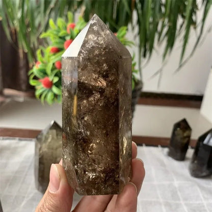 700-1000g Large Smoky Citrine Crystal Point Obelisk Natural Polished Healing Magic Witchy Home Decor