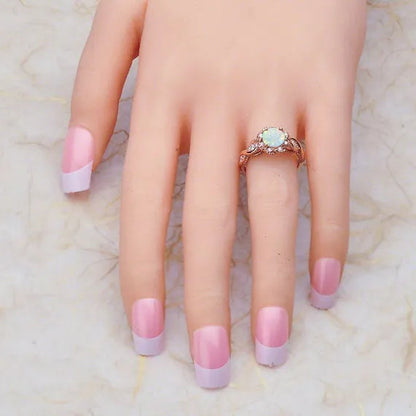 Gorgeous Rose Gold Rings Beautiful Jewelry Birthday Anniversary Gifts Promise Cocktail Engagement Rings Womens Wedding Rings Size 5 - 11