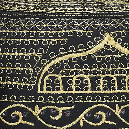 Islamic Men Prayer Kufi Hat Muslim Arabian Embroidered Skull Cap Arab Indian Religious Praying Cap Ramadan Eid Gift