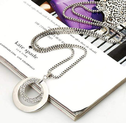 Necklaces for Women Infinity Love Heart Letter Pendant Charm Engagement Crystal Rhinestone Necklace Jewelry Gifts for Wife, Birthday or Chrismas Holiday Gift for Her, Mom, Girlfriends