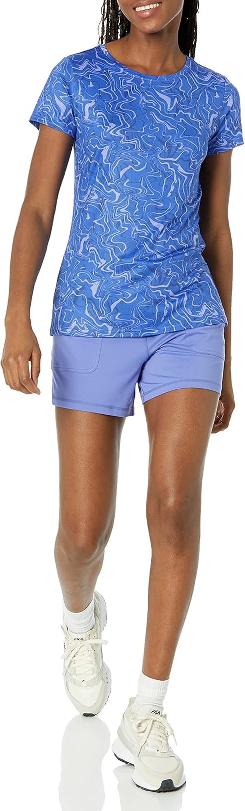 Women'S Tech Stretch Short-Sleeve Crewneck T-Shirt (Available in plus Size), Multipacks