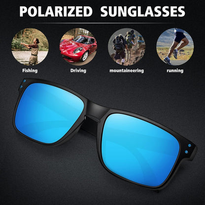 Polarized Sunglasses for Men Women Sports Driving Fishing Glasses UV400 Protection