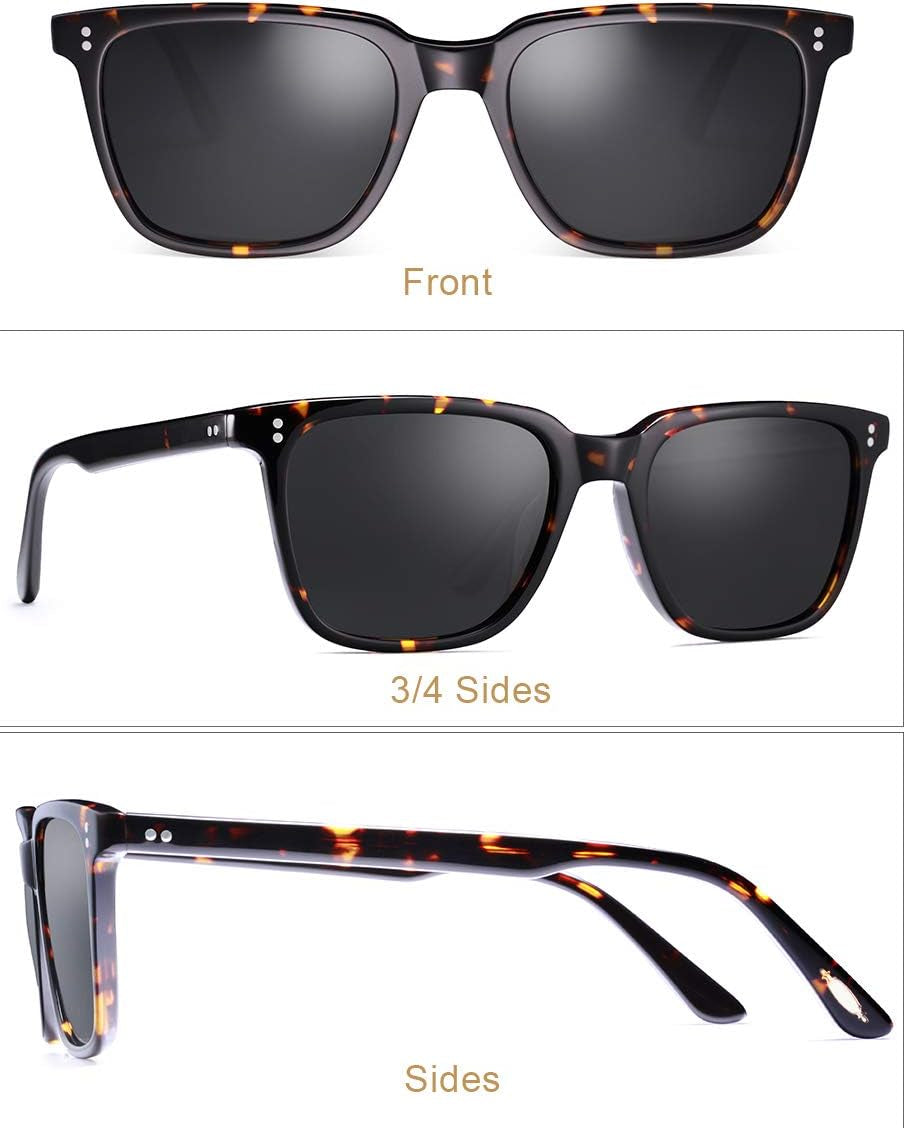 Polarized Men'S Sunglasses UV400 Protection for Driving Fishing Hiking Golf Outdoor Sport Glasses