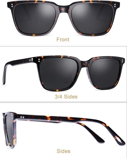 Polarized Men'S Sunglasses UV400 Protection for Driving Fishing Hiking Golf Outdoor Sport Glasses