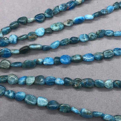 Apatite Bead Natural Loose Stone DIY Semi Precious Irregular Conformal Gem