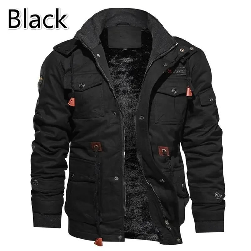 3 Colors Outdoor Cashmere Cotton Clothes for Men in Europe and America