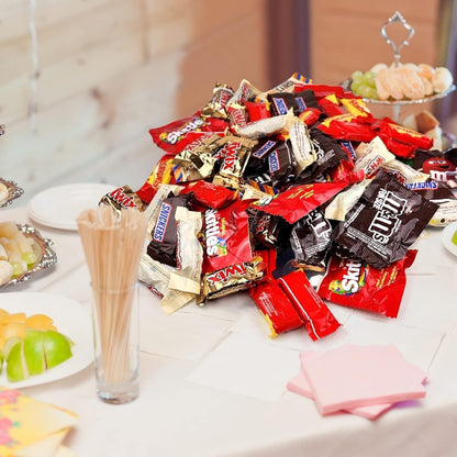 KATIES KANDY KORNER Individually Wrapped Chocolate Mix Bulk of Gold, Twix, M&M, Skittles, Starburst, Snickers, Whoppers, Assorted Candy for Holidays, Christmas, Birthdays - 5Lb