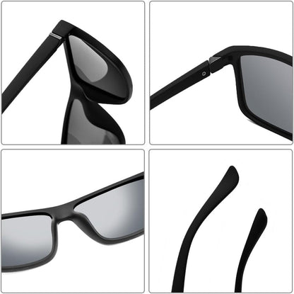 Polarized Sunglasses for Men Driving Mens Sunglasses Rectangular Vintage Sun Glasses for Men/Women