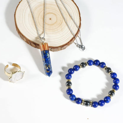 Lapis Lazuli Jewelry Set
