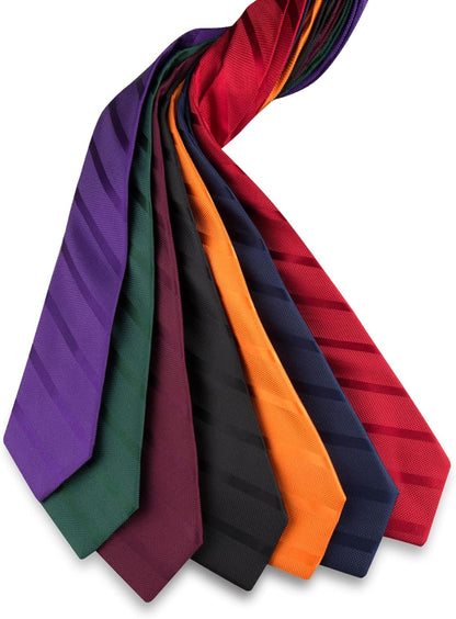 Men'S Classic Solid Textured Stripe Tie