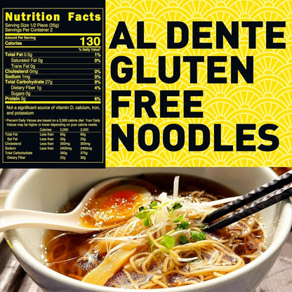 Gluten Free Ramen Noodles (10 Packs) Gf Gluten Free Noodles Vegan Healthy Brown Rice Noodle. Low Sodium Ramen Plain Noodle No Seasoning. Gluten-Free Pasta Japanese Food Yakisoba Lo Mein.