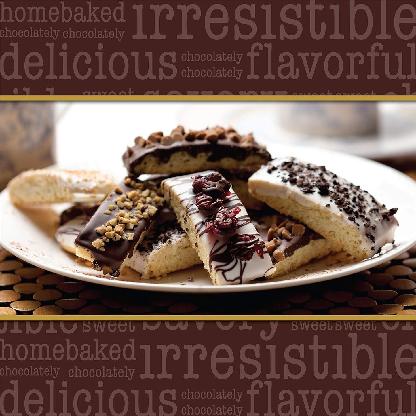 Fathers Day Gift Basket, 12 Gourmet Biscotti, Chocolate Candy Cookie Gift Box, Prime Gifts for Dad Son Grandpa Men, Father’S Snack Food Delivery Ideas, Assorted Cookies Baskets