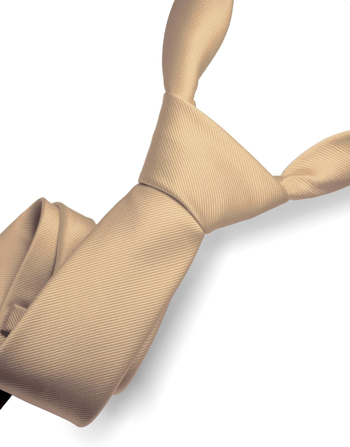 Solid Color Tie Formal Necktie for Men
