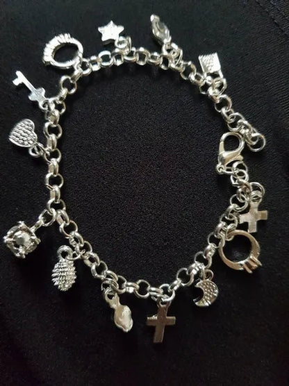 Fashion Jewelry 925 Silver Chain Bracelets for Men or Women
