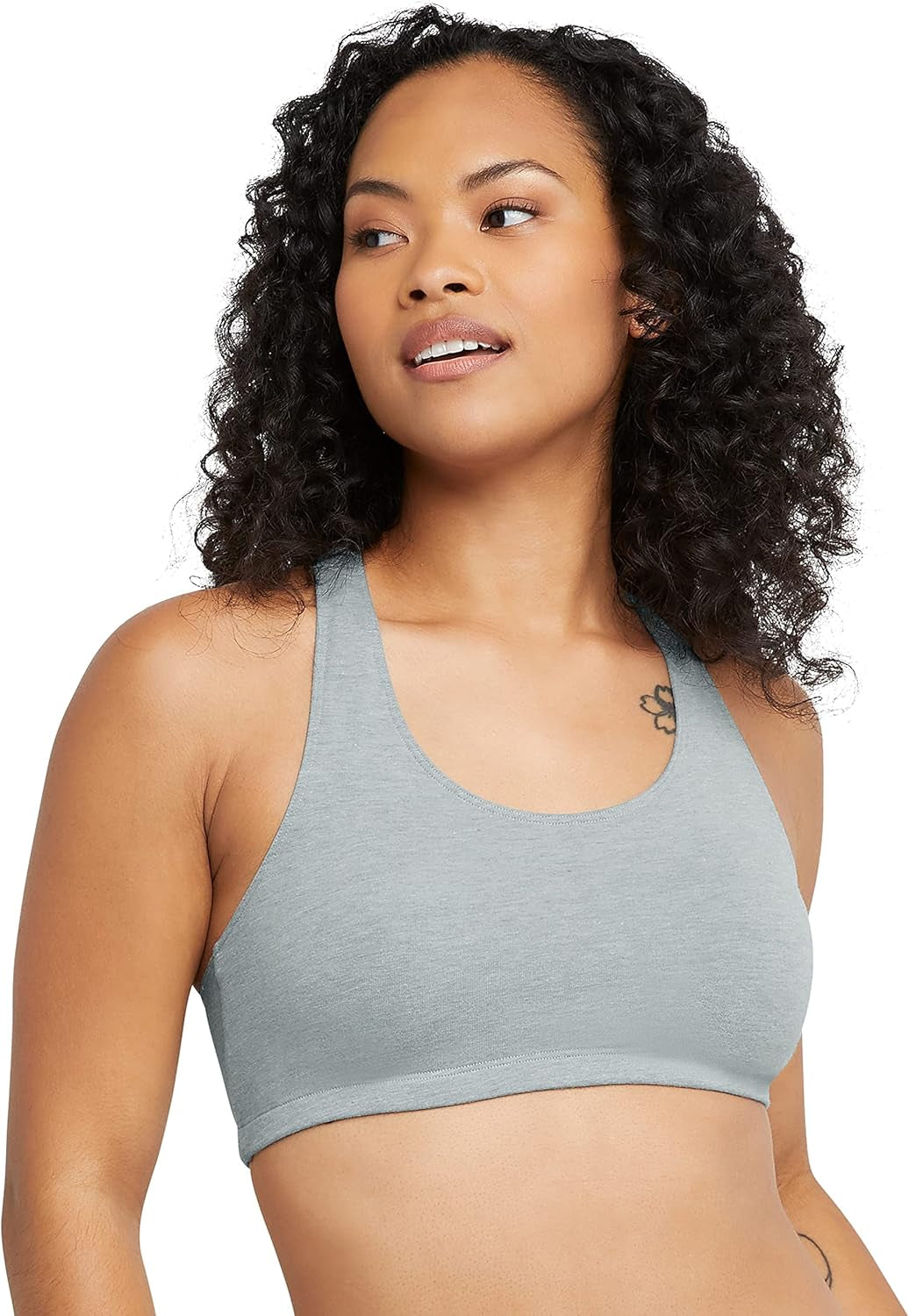 Women'S Racerback Cotton T-Back Bralette (3 Pack) - WORLD TIME VISITS