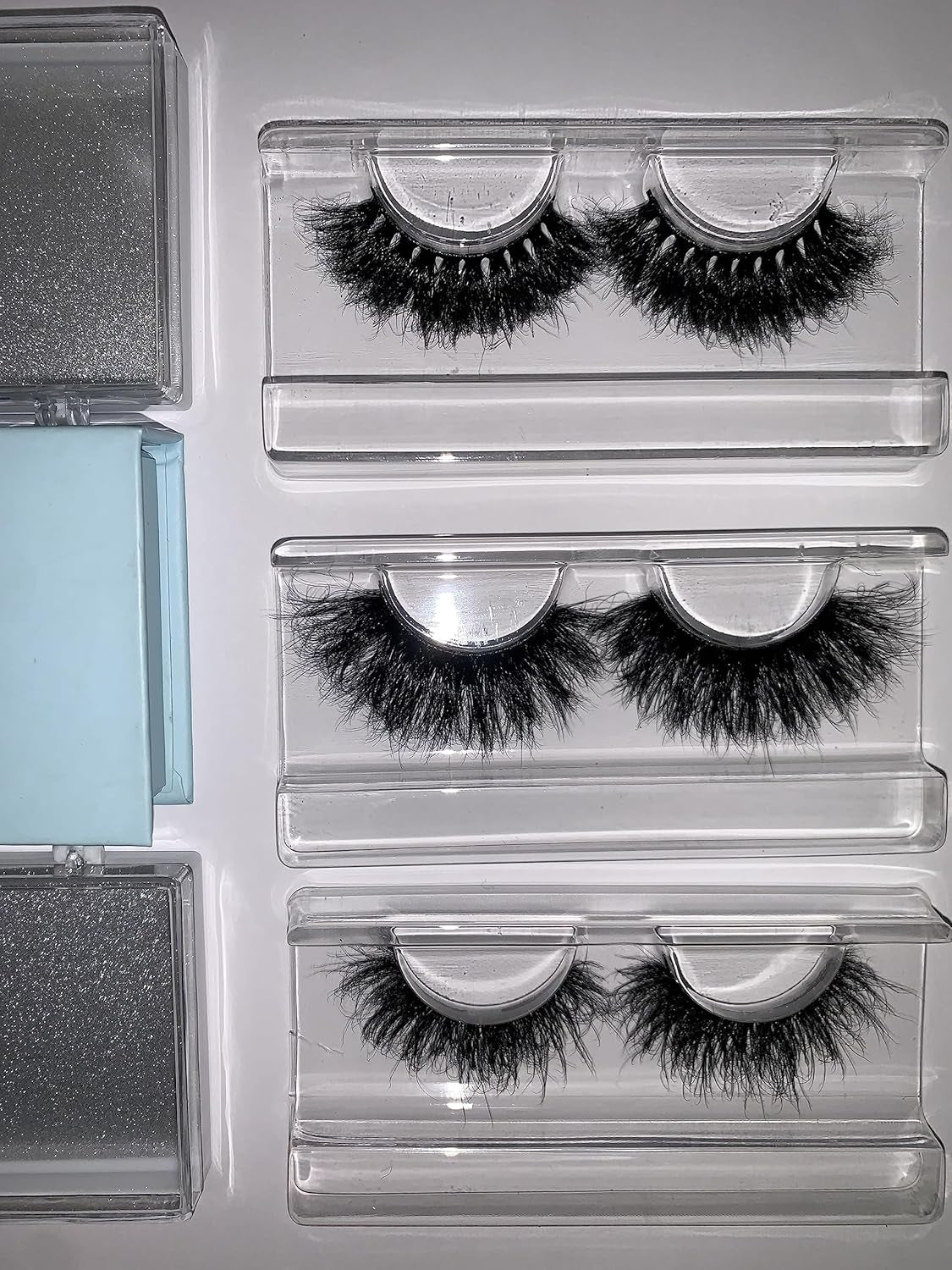3-Pair Lash Strip Full 16MM Mink Lash 100% Hand-Made Strips (3-Pair Russian)