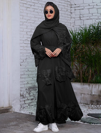 Women'S Muslim Prayer Dress Hijab Scarf Islamic Abaya Suit Two-Piece Turkey Kaftan Cardigan Dubai Full Length Dresses