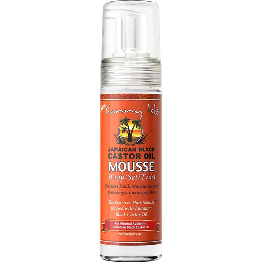 Jamaican Black Castor Oil Mousse Wrap Set Twist 7Oz | Excellent Hold, Luxurious Shine | Moisturizes with Frizz Control