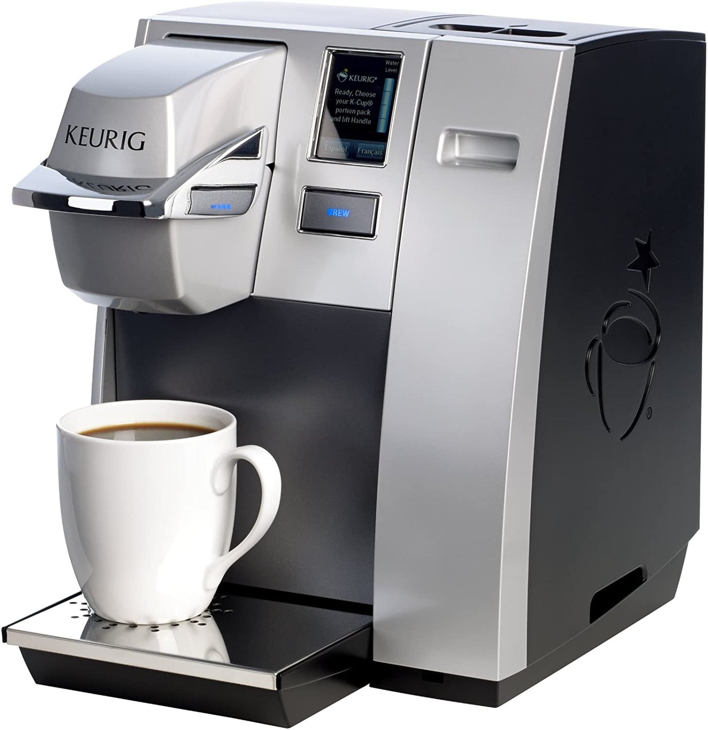 K155 Office Pro Single Cup Commercial K-Cup Pod Coffee Maker, Silver - WORLD TIME VISITS