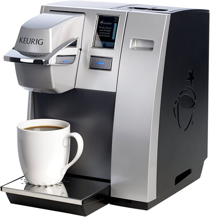 K155 Office Pro Single Cup Commercial K-Cup Pod Coffee Maker, Silver - WORLD TIME VISITS
