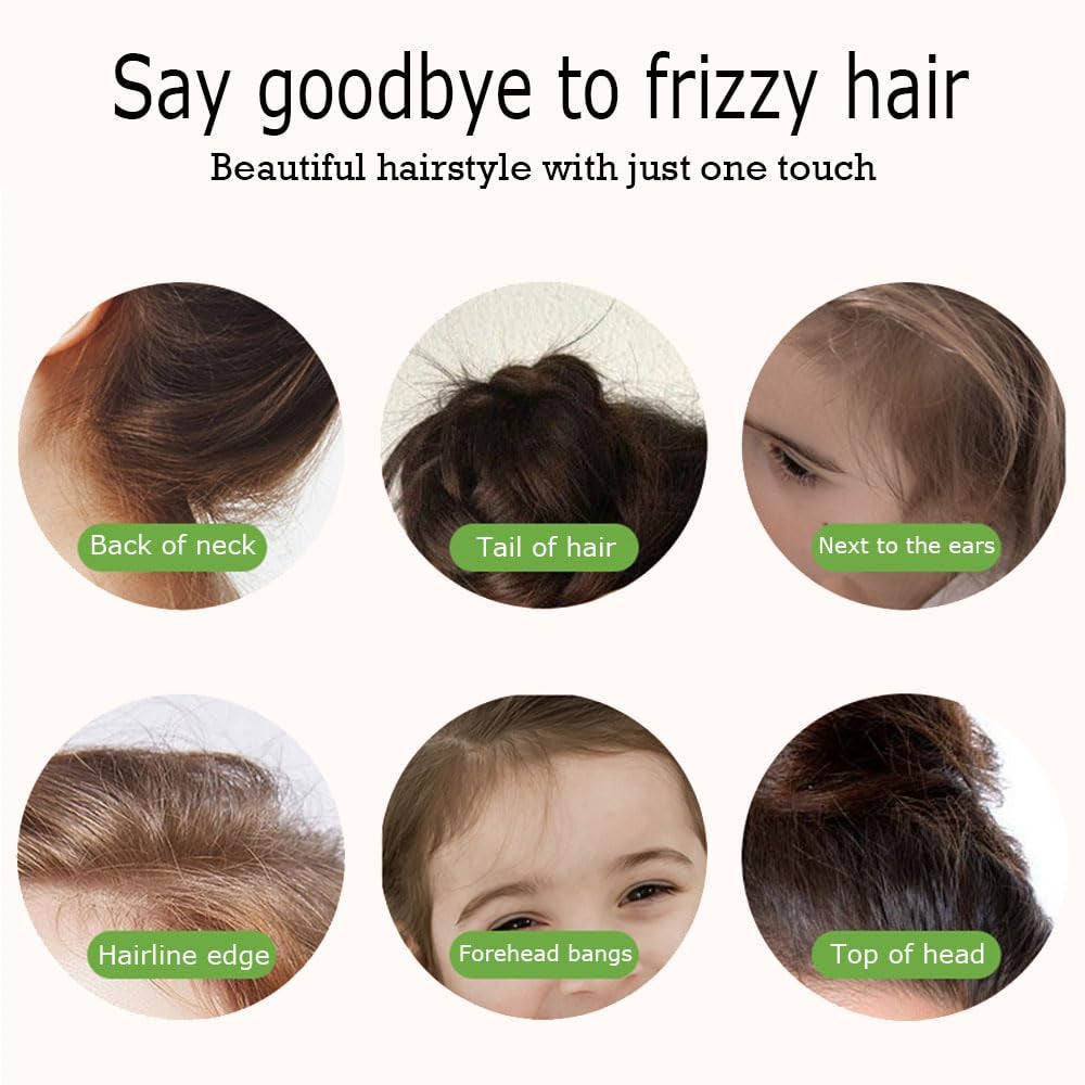 Hair Wax Stick for Flyaway Control, Edge Styling, Broken Hair Fixing - Non-Greasy Styling Wax Cream for Curly Hair and Wigs