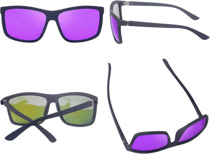 Men'S Sports Polarized Sunglasses Square Frame Glasses NP1007