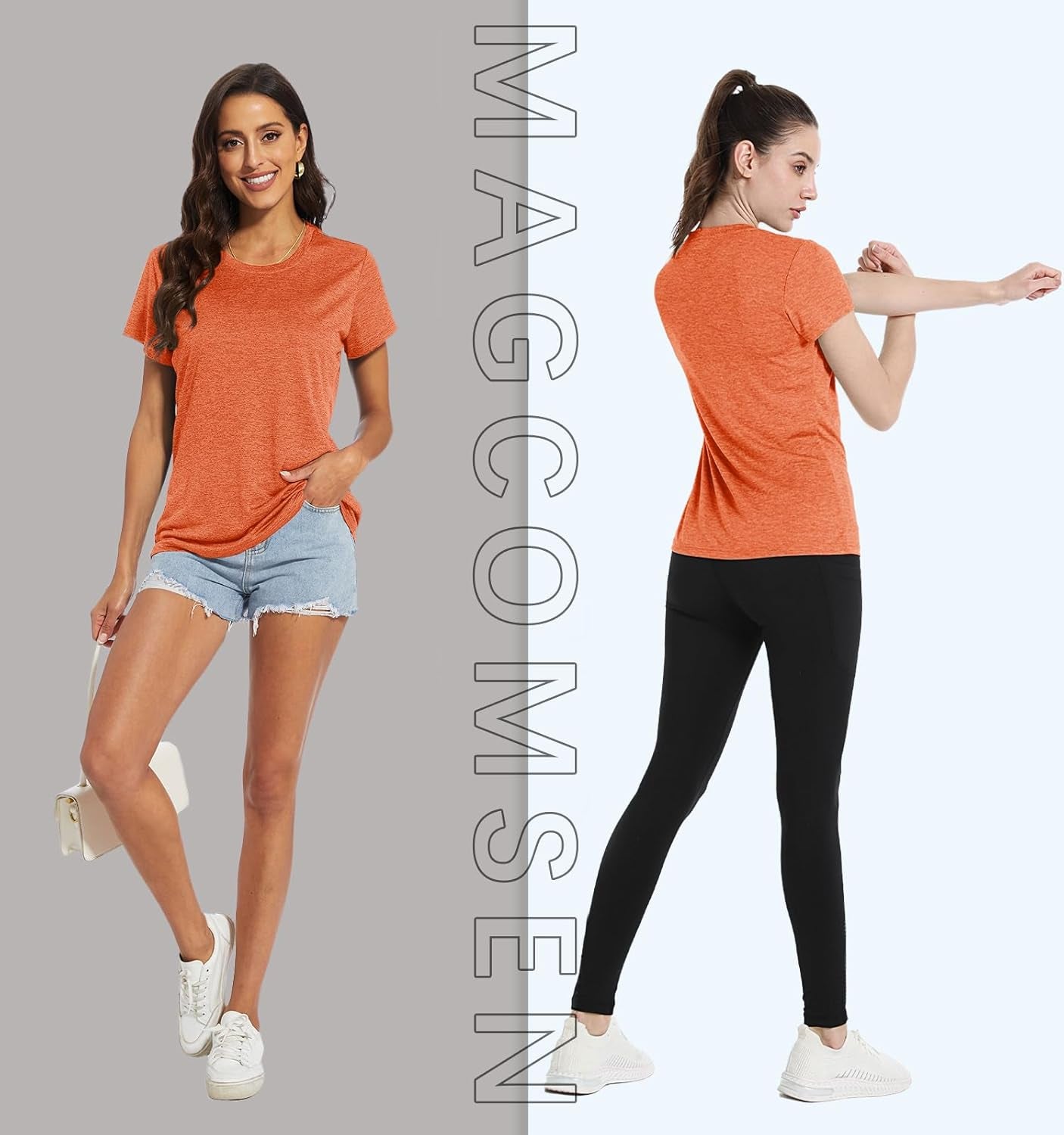 Women'S Short Sleeve Quick Dry T-Shirts Wicking Moisture Workout Athletic Running Shirts