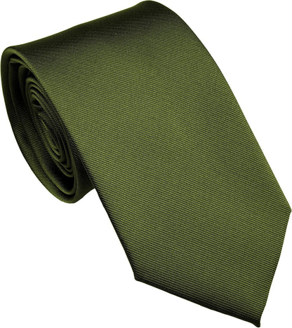 Extra Long Solid Tie for Men Big and Tall, 63 or 70 Inch XL Plain Ties - WORLD TIME VISITS