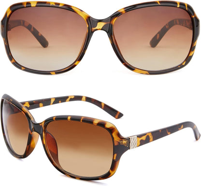 2 Pack Classic Vintage Sunglasses for Women Men,Fashion Sun Shades Glasses with UV400 Protection