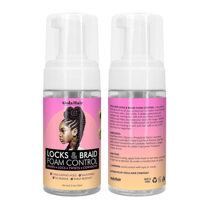 Curl Mousse for Wavy Hair Hair Foam for Locks Box Braids Curly Hair Setting, Styling Mousse for Natural Hair - WORLD TIME VISITS