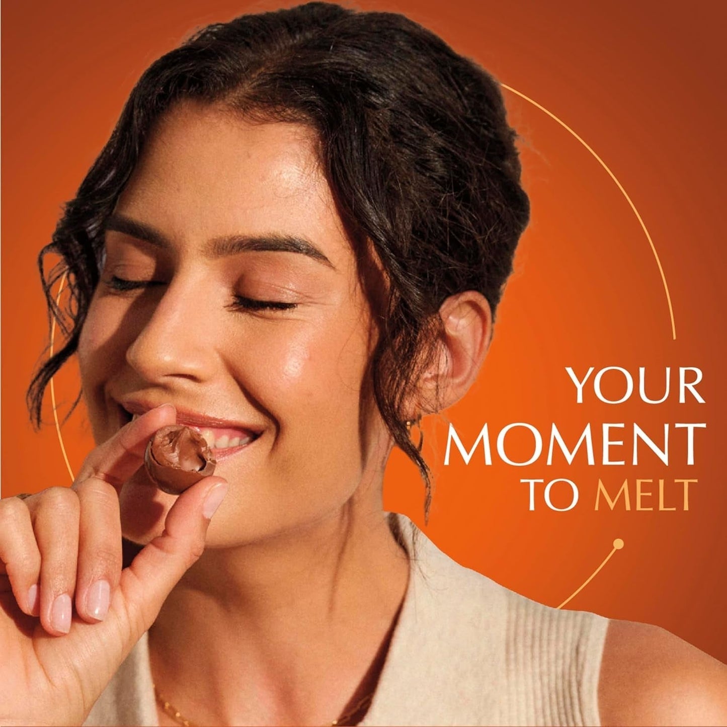 LINDOR Almond Butter Milk Chocolate Candy Truffles, Milk Chocolate with Almond Butter, 5.1 Oz. Bag