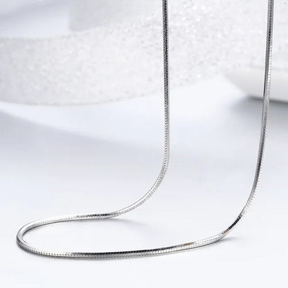 Best Ladies Chain Necklace Solid Surface Filled with 18K Gold and Italian 925 Sterling Silver Jewelry Figaro Snake Chain Necklace Fine Jewelry Length: 16-30 Inches - WORLD TIME VISITS