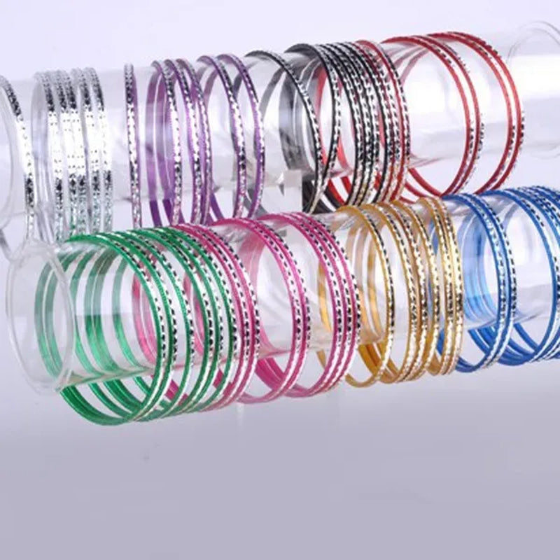 Wholesale Mixed 50Pcs Vintage Dance Cuff Bangle Aluminum Bracelets For Women Party Cool Charm Jewelry