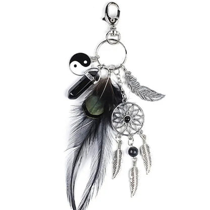 Best Valentine'S Day Gift! Women Dream Catcher Bohemia Style Key Ring Pendant Feather Key Chain Bag Decor Tassel