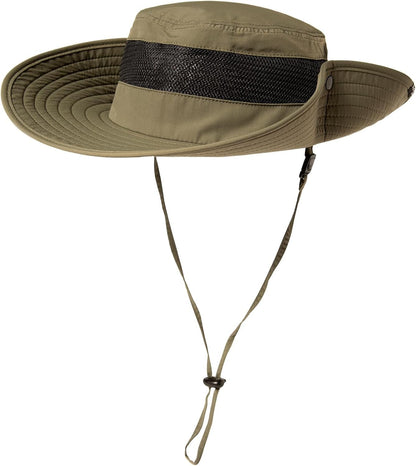 Oversized XL XXL Mens Golf Bucket Sun Hats Big Head Boonie Safari Wide Brim Waterproof UPF50+ Fishing