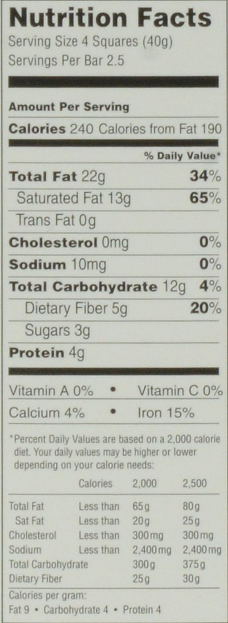 EXCELLENCE 90% Cocoa Dark Chocolate Candy Bar, Dark Chocolate, 3.5 Oz. Bar