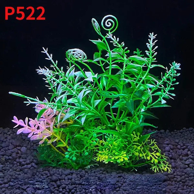 1Pcs Artificial Aquarium Decor Plants Water Weeds Ornament Aquatic Plant Fish Tank Grass Decoration Accessories