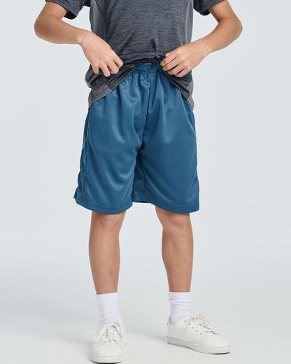 5 Pack: Boys' Athletic Basketball Shorts with Pockets - Youth Activewear (Ages 4-18)