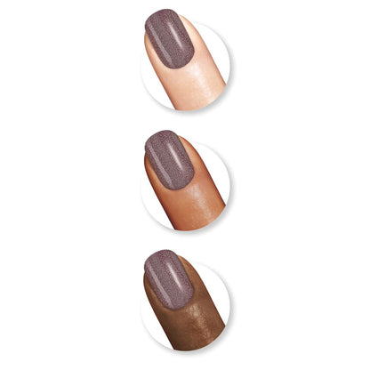 Miracle Gel™, Adrenaline Crush, Long Lasting, Gel-Like Formula, No UV Lamp Needed, Grey Glitter Nail Polish