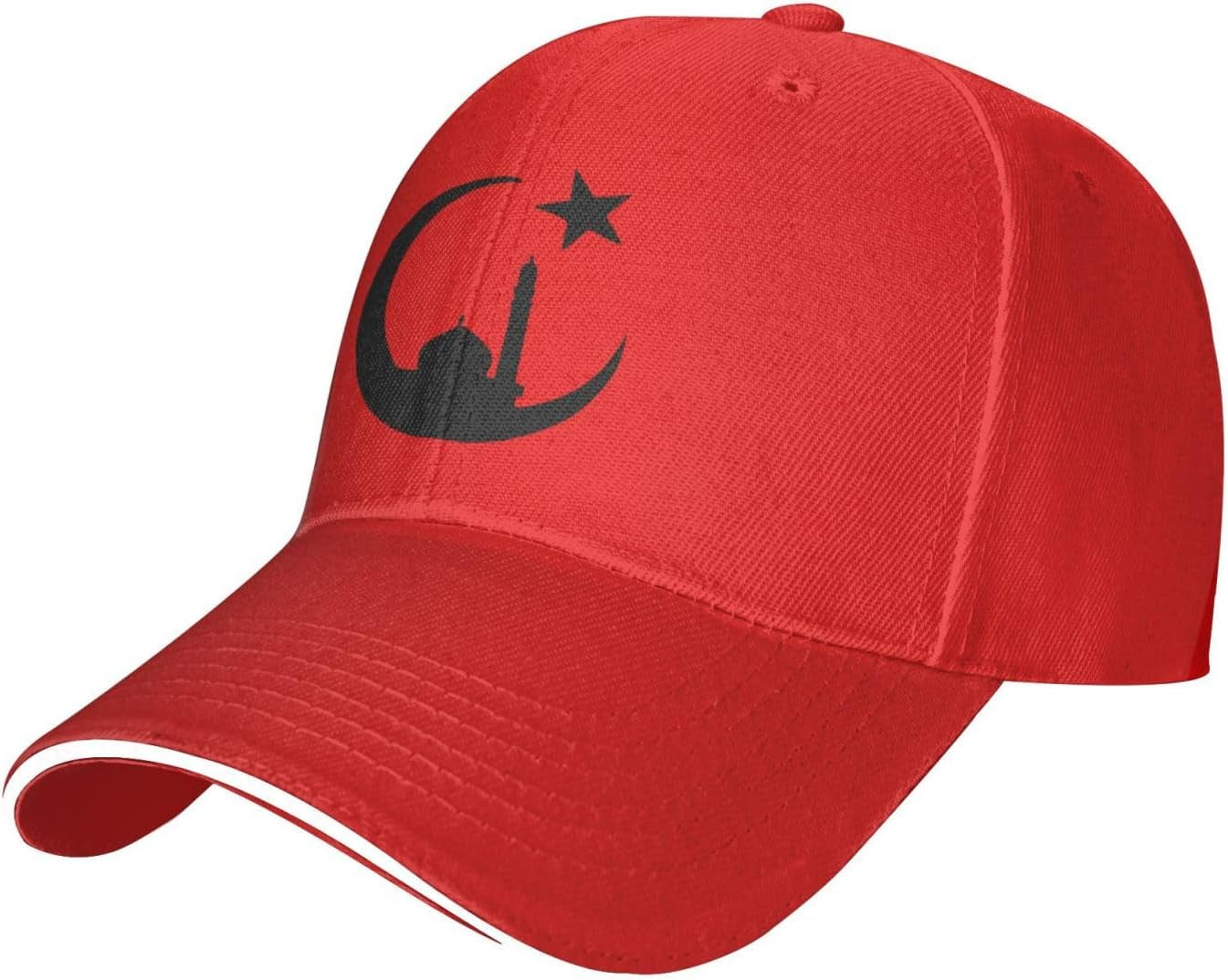 Funny-Muslim-Islam-Arabic-Islamic-Religious Allah God Be Gifts Dad Hat Men Baseball Cap for Men Dad Hat Trucker Hats Red