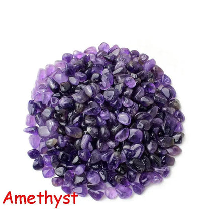 Natural Healing Crystal Mixed Stones Tumbled Chips Crushed Stone Gemstone Crystal Jewelry Aquarium Fish Tank Home Making Decoration