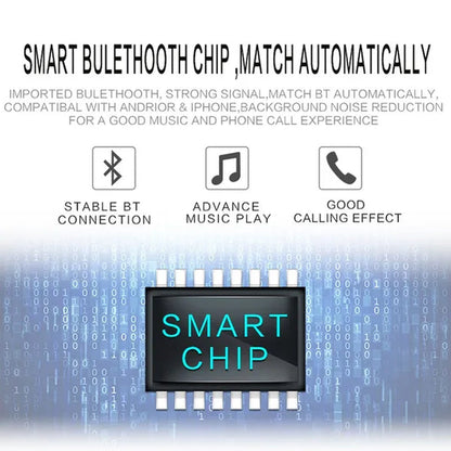 Podofo 4.1'' Car Radio 1Din Audio Stereo FM Bluetooth Steering Wheel Remote Control Car Player