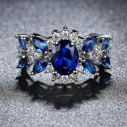 Colored Diamond Wedding Ring Diamond Engagement Ring Commitment Ring Cubic Zirconia Ring Jewelry Wedding Ring Anniversary Gift Wedding Ring Women's Ring