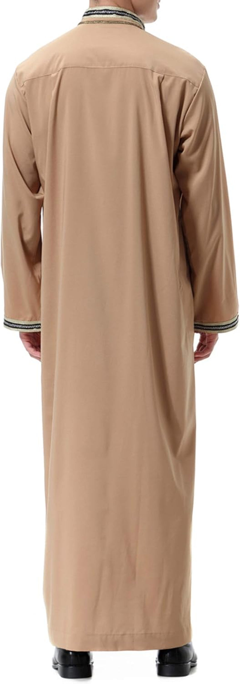 Islamic Mens Clothing Kaftan Maxi-Muslim Male Shirt Long Sleeve Abaya Dubai Cotton…